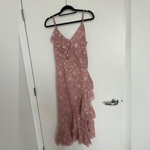 Shein dusty rose dress!